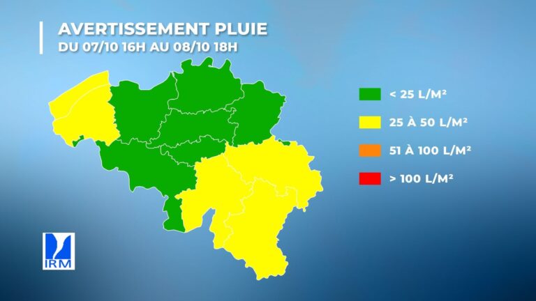 En Belgique, les premières pluies sont attendues en fin d’après-midi