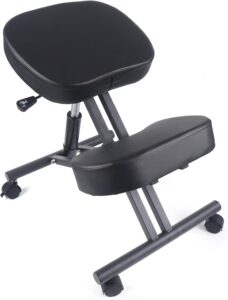 Queeucaer : une chaise ergonomique à genoux réglable, affichée à 82,99 €