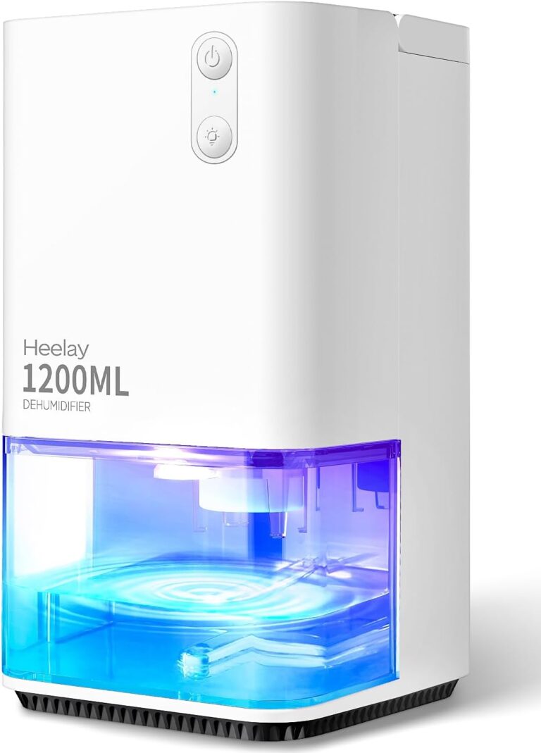 Le mini déshumidificateur Heelay 1 200 ml avec arrêt automatique à 52,99 €