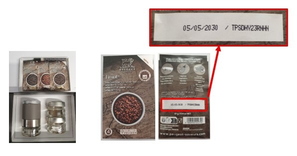 Rappel consommateur : le poivre de Timut Peugeot Saveurs concerné