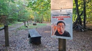 À Thaon-les-Vosges, des panneaux humoristiques pour lutter contre les ébats sexuels en plein air