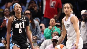 Les Valkyries de San Francisco s&rsquo;inclinent à nouveau face à Atlanta en finales WNBA malgré les efforts de Gabby Williams et Janelle Salaün.