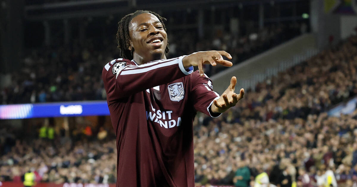 Football : Johan Manzambi brille en Ligue des champions pour ses débuts avec Aston Villa