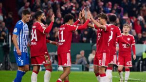 Le Bayern bat Magdebourg 6-1 après avoir été rejoint en début de match en Coupe d’Allemagne