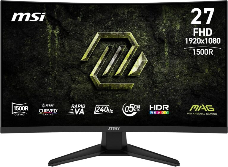 MSI MAG 275CF X24 : écran gaming incurvé 27 pouces, 240 Hz, à 139,99 €