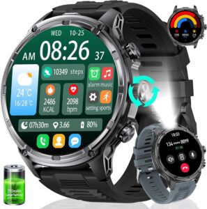 Montre connectée HIRREO : écran HD 1,85 pouce et appels Bluetooth à 36,24 €