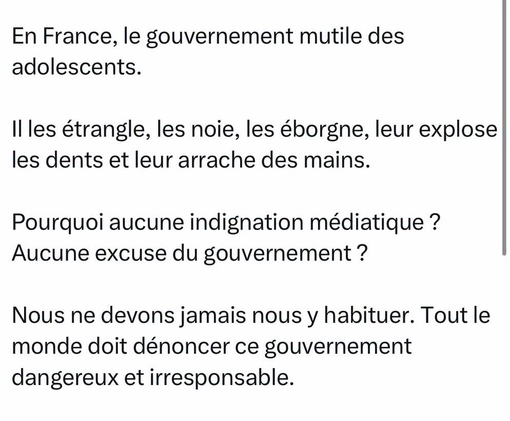 Lycéens blessés en France : Louis Boyard met en cause le gouvernement