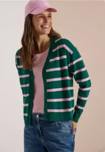 CECIL propose un cardigan rayé à manches longues, vendu à partir de 53,98 euros