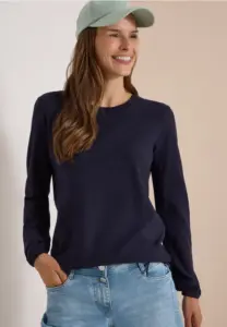 CECIL propose un pull féminin texturé en mélange de viscose, ajustable à l’ourlet, dès 49,99 €