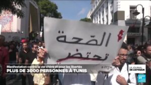 À Tunis, des milliers de manifestants dénoncent la vie chère et réclament des libertés publiques