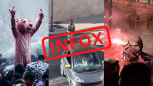 Mobilisation en France : des images d’IA et des vidéos étrangères diffusées à tort
