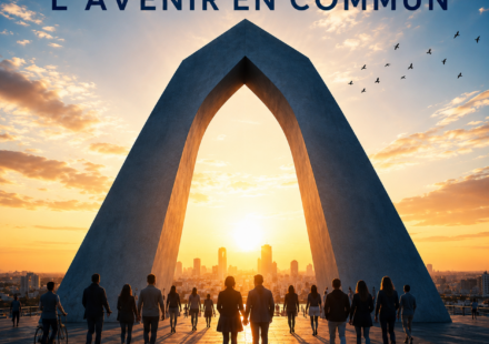 Pochette du single « L’avenir en commun » de Cédric Balcon.