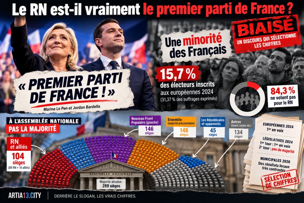 Le RN est-il vraiment le premier parti de France ? Les chiffres