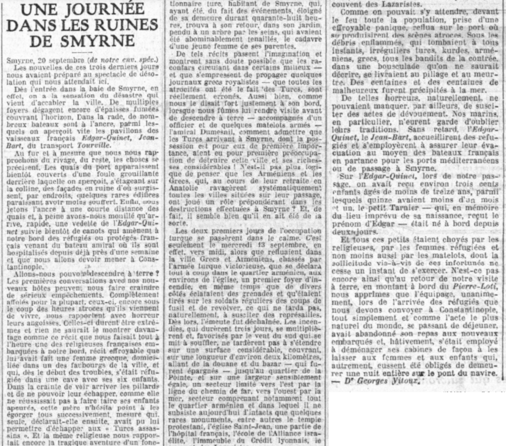 Le Petit Parisien - UNE JOURNÉE DANS LES RUINES DE SMYRNE - 28.09.1922.png