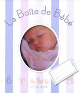 Le livre de Larousse « La boîte de bébé » est référencé chez un marchand dès 4,48 euros