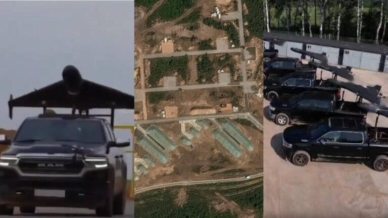 Vrai : en 2025, des images satellites montrent des bases russes de lancement de Shahed contre l’Ukraine