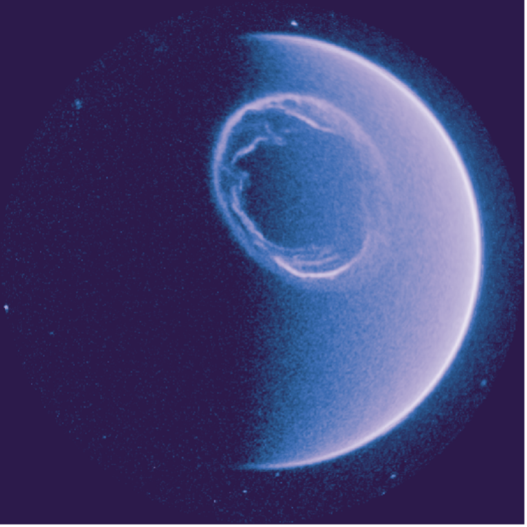 L’ESA met en avant la première image ultraviolette de Smile montrant un sous-orage auroral