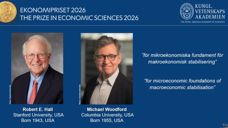 Le Nobel d’économie 2026 distingue Michael Woodford et Robert Hall pour leurs modèles de stabilisation