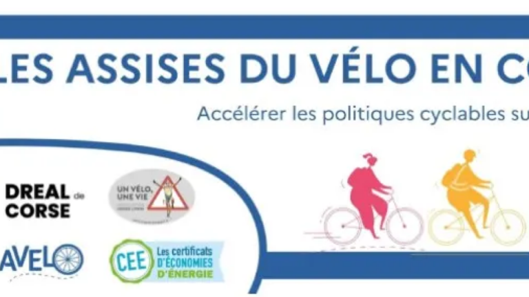 En Corse, l’ADEME et ses partenaires réuniront les acteurs du vélo à Ajaccio et Bastia en novembre