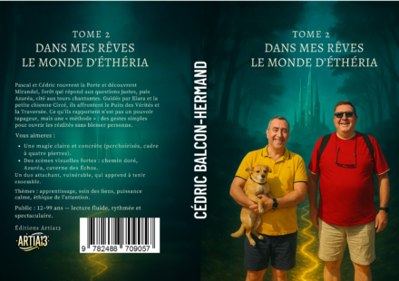 couverture dans mes rêves tome 2 - A5 - 3932px-2598px - 14.8 X 21 cm
