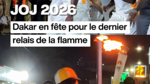 À Dakar, 20 personnalités se relaient pour le dernier relais de la flamme des JOJ 2026