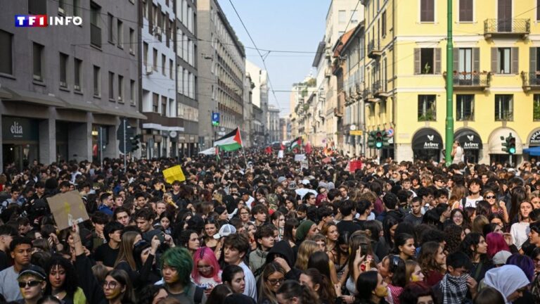 En Italie, des milliers d’étudiants et de lycéens manifestent contre le gouvernement Meloni