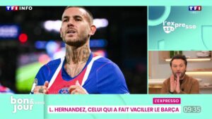 Ligue des champions : Lucas Hernandez marque de la tête et contribue à la victoire du PSG face au Barça
