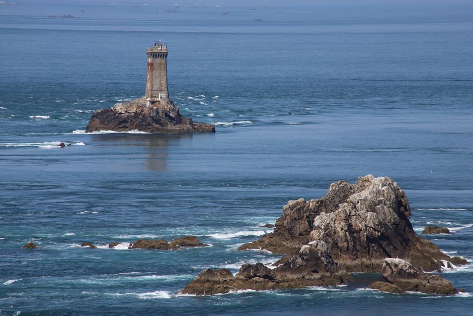 Explore the rugged beauty of Brittany, France with this stunning lighthouse seascape.