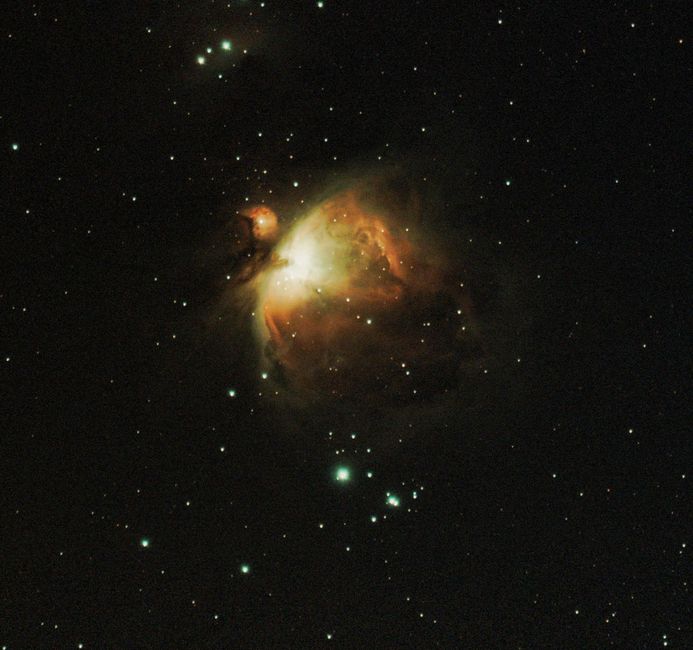 A breathtaking image of the Orion Nebula, showcasing its vivid colors and cosmic beauty.