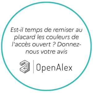 OpenAlex consulte la communauté sur l’avenir des couleurs de l’accès ouvert à la recherche
