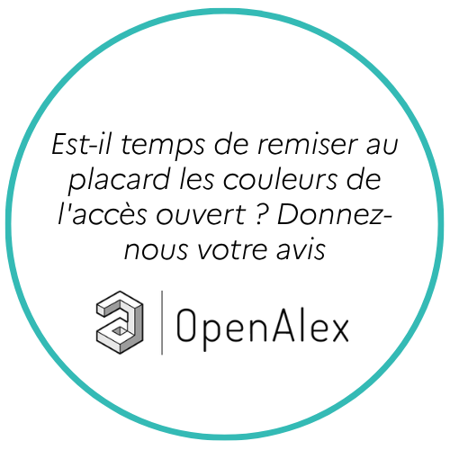 OpenAlex consulte la communauté scientifique sur l’avenir des couleurs de l’accès ouvert