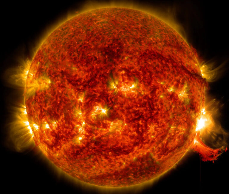 Les éjections du Soleil pourraient déstabiliser les planètes géantes lors de sa fin de vie