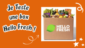 HelloFresh : découverte d’une box de cuisine à préparer chez soi