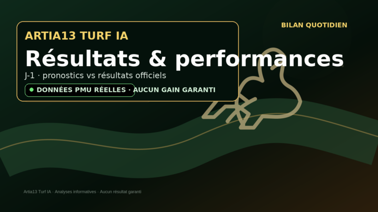 Performances Turf IA du 5 October 2026 : résultats expliqués simplement